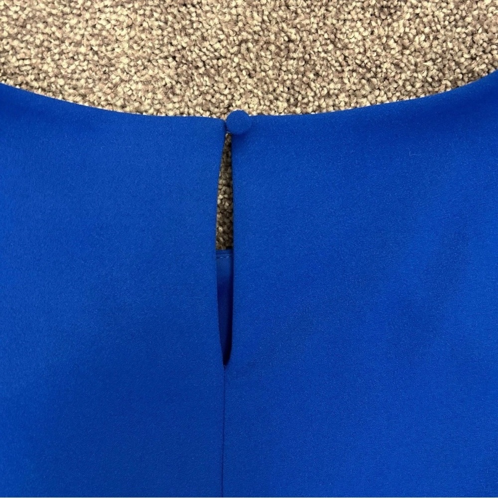 DKNY Women's Dress Royal Blue Pleated Sides Sleeveless Size 6 - NWT $129 - Picture 9 of 16